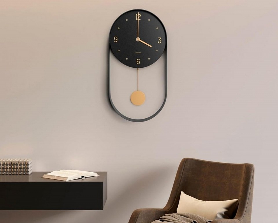 Driini Modern Pendulum Wall Clock