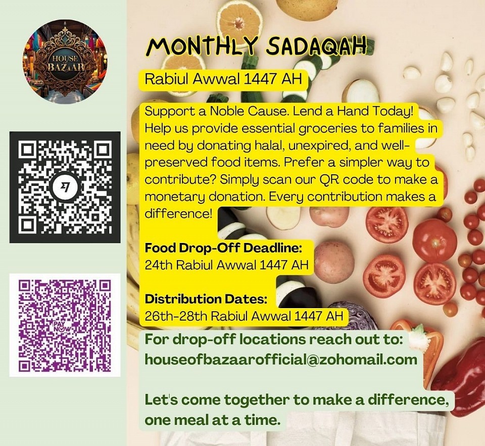 Monthly Sadaqah