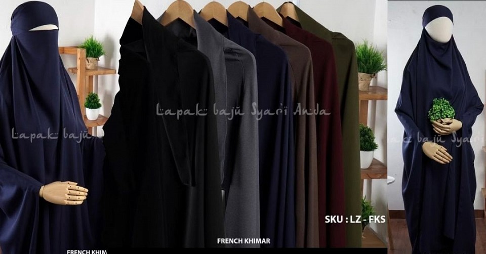 French Khimar Jumbo Square Handsplit Labasa Original | French Hijab | Muslim Fashion