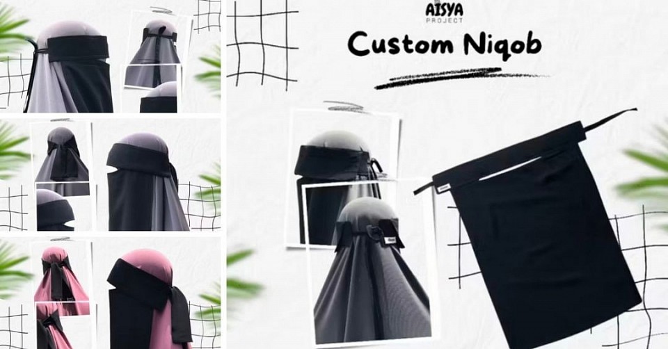 CUSTOM NIQAB VARIETY OF VARIOUS MODELS
