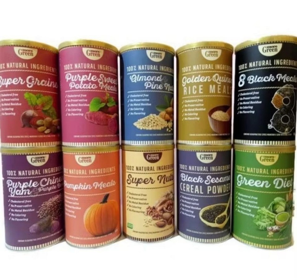 Moregreen / More Green Cereal Meal 100% Natural (Exp: Sept 2026 and above) Healthy Powder Drink Beverage