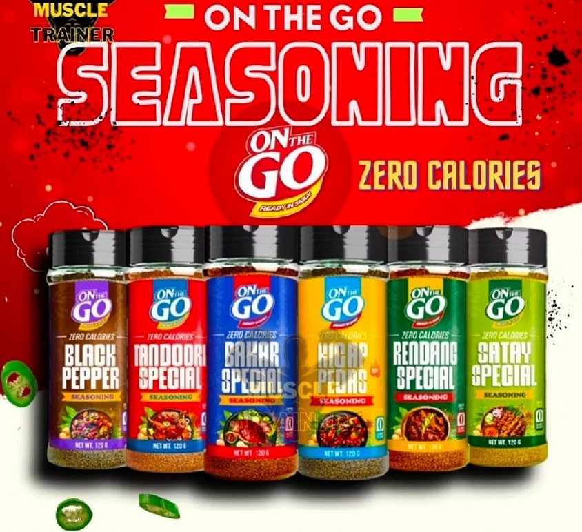 ONTHEGO Seasoning Powder On The Go Diet Seasoning Meal Prep Ayam ikan Spices